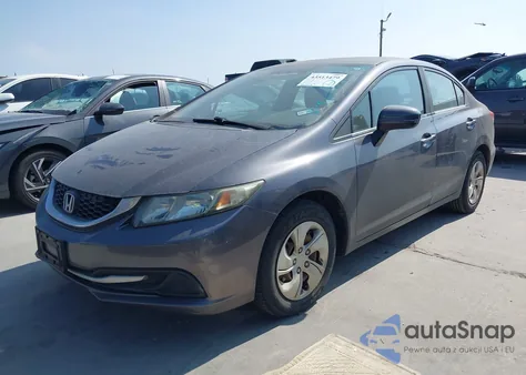 2015 Honda Civic Lx из США, поврежденный, VIN 19XFB2F5XFE704077